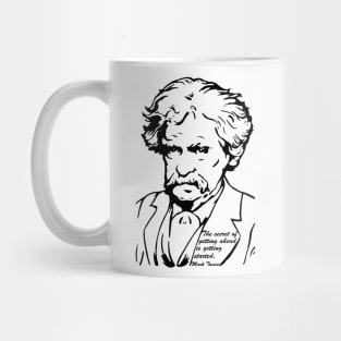 Mark Twain Getting Ahead Mug